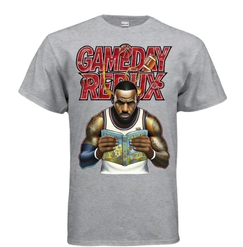 Game Day Redux – Teach LeBron to Read Tee